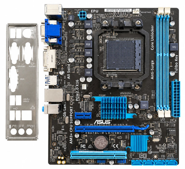 ASUS M5A78L-M LE/USB3 Mainboard AM3+ DDR3 inkl. CPU-Kühler & I/O-Blende