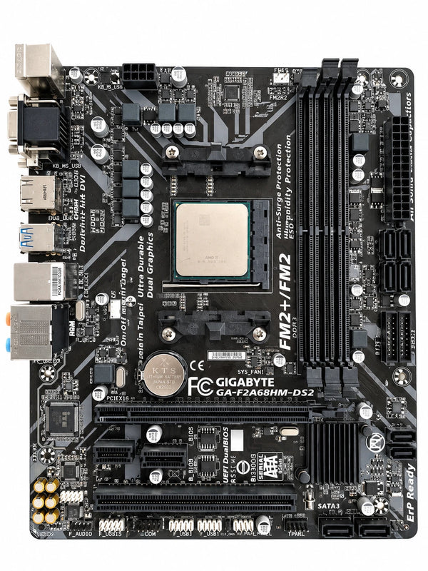 Gigabyte GA-F2A68HM-DS2 Mainboard FM2+ DDR3 + AMD A8-5500 Quad-Core APU