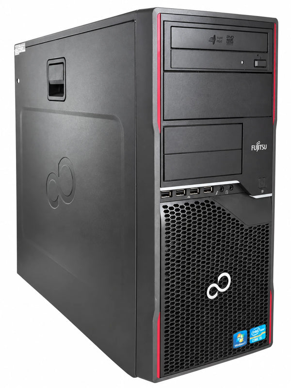 Fujitsu Tower PC Intel Core i5-2400 8GB RAM Windows 10 Pro DVD